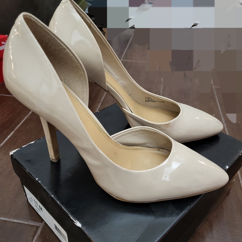 BCBG Nude heels, size 11